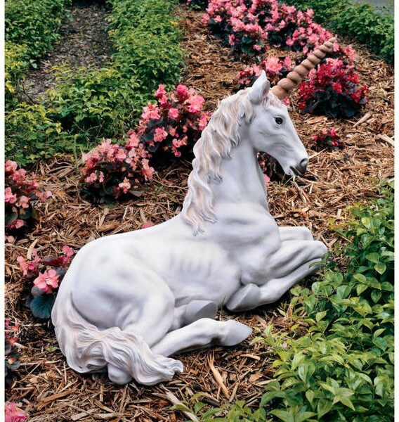 Avalon Mystical Unicorn Sculpture Large Garden Dreamland Statue Art